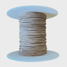 Load image into Gallery viewer, Round Kangaroo Cording-1mm wide BLACK or NATURAL. Strong cording (Discontinued limited supply!)