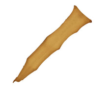 Load image into Gallery viewer, Kangaroo Tail Leather-Natural Unfinished/Veg Tan- For Strops, hat bands, wallets, leatherwork projects. Exotic leather