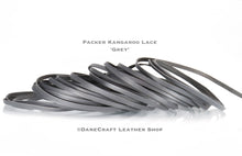 Load image into Gallery viewer, Kangaroo Leather Lace-PACKER GREY