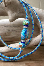 Load image into Gallery viewer, Kangaroo Leather Lace-BIRDSALL GREY METALLIC SHIMMER (Discontinued limited supply)