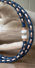 Load image into Gallery viewer, WHOLESALE-Birdsall Kangaroo Leather- ROSE GOLD METALLIC SHIMMER