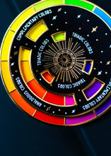 Load image into Gallery viewer, Color Wheel© Enamel Pin BLACK/GOLD