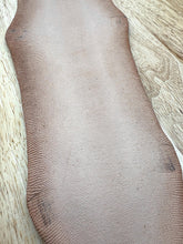 Load image into Gallery viewer, Kangaroo Tail Leather-Natural Unfinished/Veg Tan- For Strops, hat bands, wallets, leatherwork projects. Exotic leather