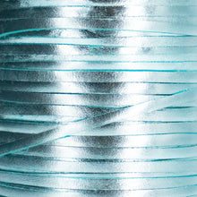 Load image into Gallery viewer, Kangaroo Leather Lace-BIRDSALL ICE BLUE METALLIC FOIL (Discontinued limited supply)