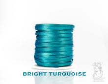 Load image into Gallery viewer, Kangaroo Leather Lace-DANECRAFT Custom Color-BRIGHT TURQUOISE