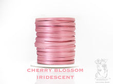 Load image into Gallery viewer, Kangaroo Leather Lace-DANECRAFT Custom Color-CHERRY BLOSSOM IRIDESCENT