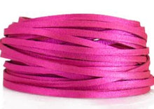 Load image into Gallery viewer, Kangaroo Leather Lace-DANECRAFT Custom Color-FUCHSIA SUPER SPARKLE