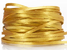 Load image into Gallery viewer, Kangaroo Leather Lace-DANECRAFT Custom Color-GOLDEN NUGGET METALLIC