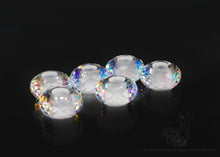 Load image into Gallery viewer, Crystal rainbow prism faceted bead
