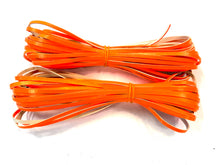 Load image into Gallery viewer, Kangaroo Leather Lace-Limited Edition DANECRAFT Custom Color-NEON ATOMIC ORANGE