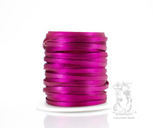 Load image into Gallery viewer, Kangaroo Leather Lace-DANECRAFT Custom Color-MAGENTA SUPER SPARKLE