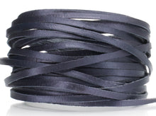 Load image into Gallery viewer, Kangaroo Leather Lace-DANECRAFT Custom Color-NAVY METALLIC
