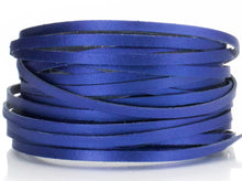 Load image into Gallery viewer, Kangaroo Leather Lace-DANECRAFT Custom Color-DARK COBALT METALLIC