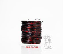 Load image into Gallery viewer, Kangaroo Leather Lace-DANECRAFT Custom Color-RED FLAKE