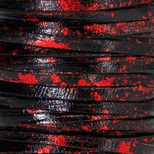 Load image into Gallery viewer, Kangaroo Leather Lace-DANECRAFT Custom Color-RED FLAKE