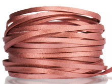 Load image into Gallery viewer, Kangaroo Leather Lace-DANECRAFT Custom Color-ROSEY SUPER SPARKLE