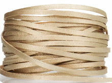 Load image into Gallery viewer, Kangaroo Leather Lace-DANECRAFT Custom Color-SANDCASTLE SUPER SPARKLE