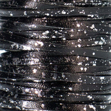 Load image into Gallery viewer, Kangaroo Leather Lace-DANECRAFT Custom Color-SILVER CONFETTI