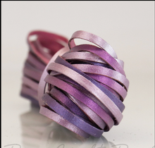 Load image into Gallery viewer, Kangaroo Leather Lace-DANECRAFT CUSTOM LACING-CUSTOM MADE OMBRE/RAINBOW SERVICE