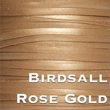 Load image into Gallery viewer, Kangaroo Leather Lace-BIRDSALL ROSE GOLD METALLIC SHIMMER (Discontinued limited supply)