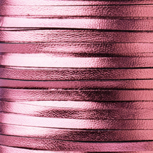 Load image into Gallery viewer, Kangaroo Leather Lace-PACKER FUCHSIA METALLIC FOIL (Discontinued Limited Supply)