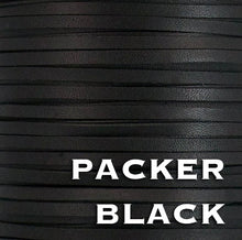 Load image into Gallery viewer, Kangaroo Leather Lace-PACKER BLACK