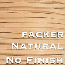 Load image into Gallery viewer, Kangaroo Leather Lace-PACKER NATURAL UNFINISHED (for dying)