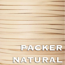 Load image into Gallery viewer, Kangaroo Leather Lace-PACKER NATURAL