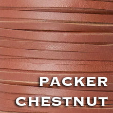 Load image into Gallery viewer, Kangaroo Leather Lace-PACKER CHESTNUT