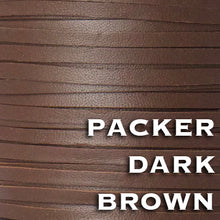Load image into Gallery viewer, Kangaroo Leather Lace-PACKER DARK BROWN