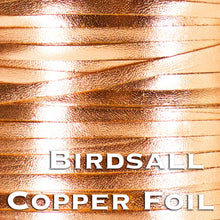 Load image into Gallery viewer, Kangaroo Leather Lace-BIRDSALL COPPER METALLIC FOIL