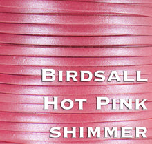 Load image into Gallery viewer, Kangaroo Leather Lace-BIRDSALL HOT PINK SHIMMER