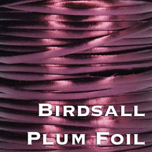 Load image into Gallery viewer, Kangaroo Leather Lace-BIRDSALL PLUM PURPLE METALLIC FOIL (Discontinued limited supply)