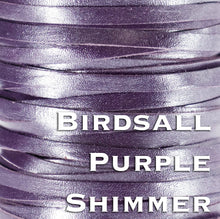 Load image into Gallery viewer, Kangaroo Leather Lace-BIRDSALL PURPLE SHIMMER