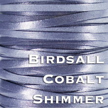 Load image into Gallery viewer, Kangaroo Leather Lace-BIRDSALL COBALT SHIMMER