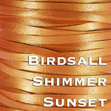Load image into Gallery viewer, Kangaroo Leather Lace-BIRDSALL SHIMMER SUNSET