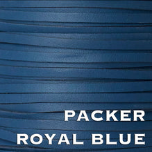 Load image into Gallery viewer, Kangaroo Leather Lace-PACKER ROYAL BLUE (Discontinued limited supply)