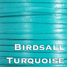 Load image into Gallery viewer, Kangaroo Leather Lace-BIRDSALL TURQUOISE