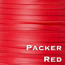 Load image into Gallery viewer, Kangaroo Leather Lace-PACKER RED