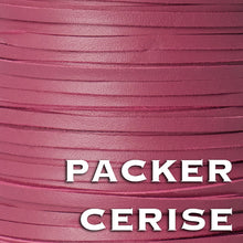 Load image into Gallery viewer, Kangaroo Leather Lace-PACKER CERISE (Discontinued limited supply)