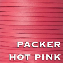 Load image into Gallery viewer, Kangaroo Leather Lace-PACKER HOT PINK