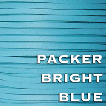 Load image into Gallery viewer, Kangaroo Leather Lace-PACKER BRIGHT BLUE