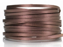 Load image into Gallery viewer, Kangaroo Leather Lace-DANECRAFT Custom Color-WALNUT METALLIC
