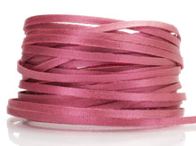 Load image into Gallery viewer, Kangaroo Leather Lace-DANECRAFT Custom Color-DEEP WATERMELON METALLIC