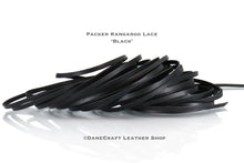 Load image into Gallery viewer, Kangaroo Leather Lace-PACKER BLACK