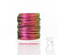 Load image into Gallery viewer, Kangaroo Leather Lace-DANECRAFT Custom Color-ALOHA SUNSET COLOR SHIFT