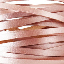 Load image into Gallery viewer, Kangaroo Leather Lace-DANECRAFT Custom Color-BALLERINA PINK METALLIC