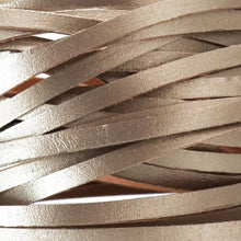 Load image into Gallery viewer, Kangaroo Leather Lace-DANECRAFT Custom Color-BEIGE METALLIC