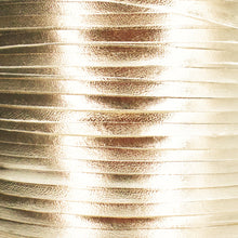 Load image into Gallery viewer, Kangaroo Leather Lace-BIRDSALL PLATINUM METALLIC FOIL (Discontinued limited supply)