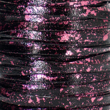 Load image into Gallery viewer, Kangaroo Leather Lace-DANECRAFT Custom Color-BRIGHT PINK FLAKE